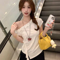 Sovrose Off-Shoulder Lace Tee — The Effortless Summer Silhouette